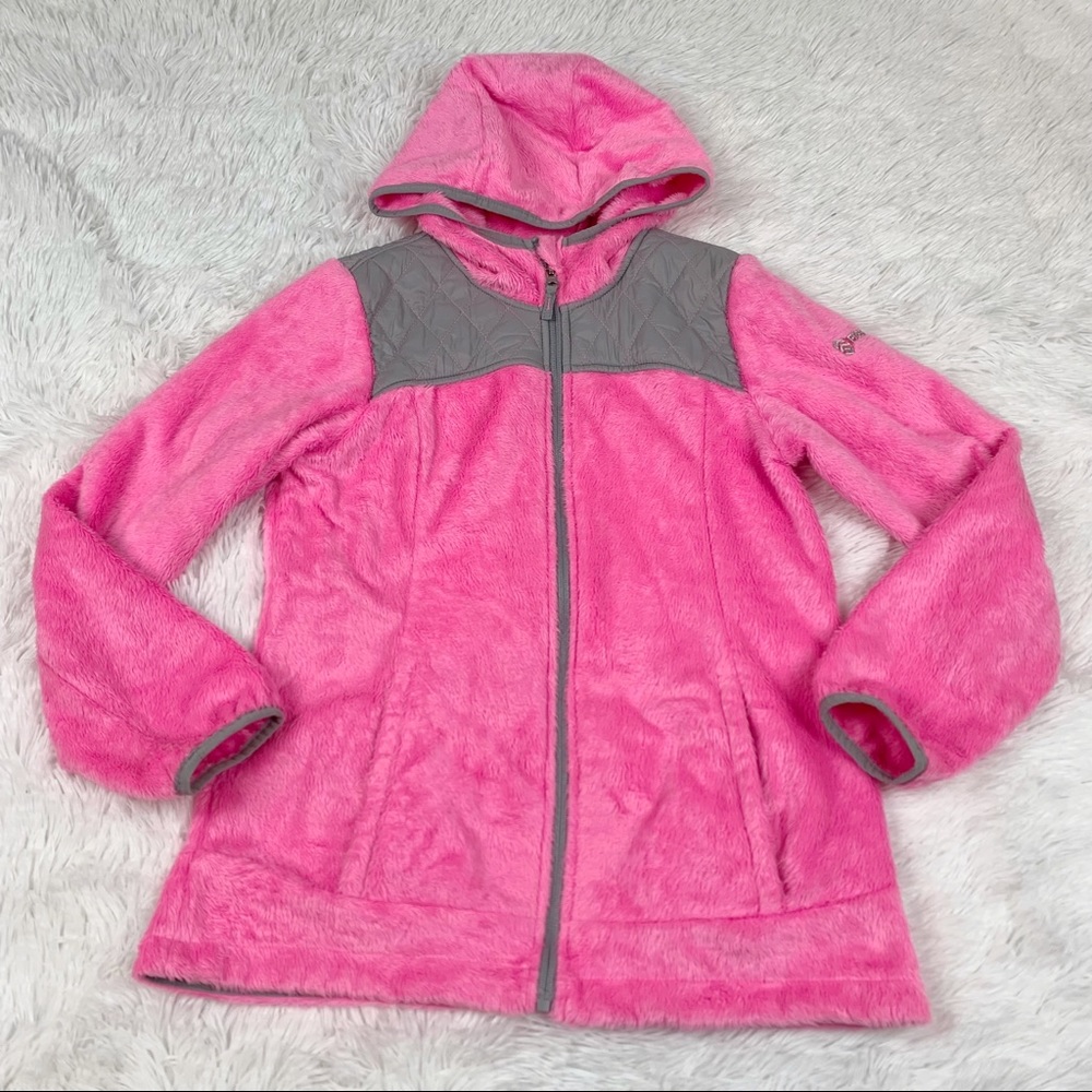 Free‎ Country soft fleece jacket hooded full zip quilted